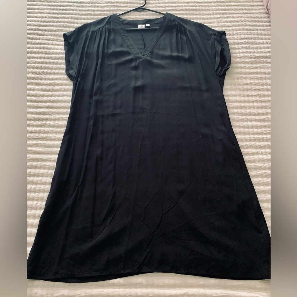 GAP WOMENS BLACK SHEATH DRESS